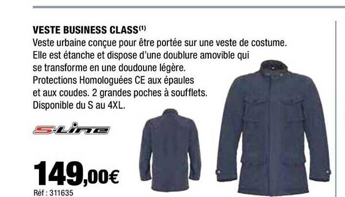 veste business class