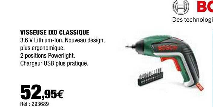 visseuse ixo classique bosch