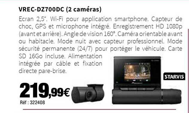 vrec-dz700dc (2 caméras)