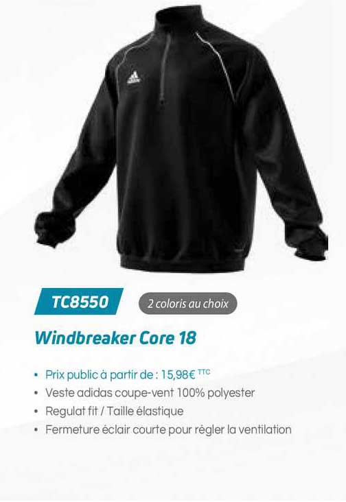 windbreaker core 18 tc8550