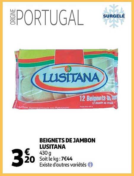 beignets de jambon lusitana