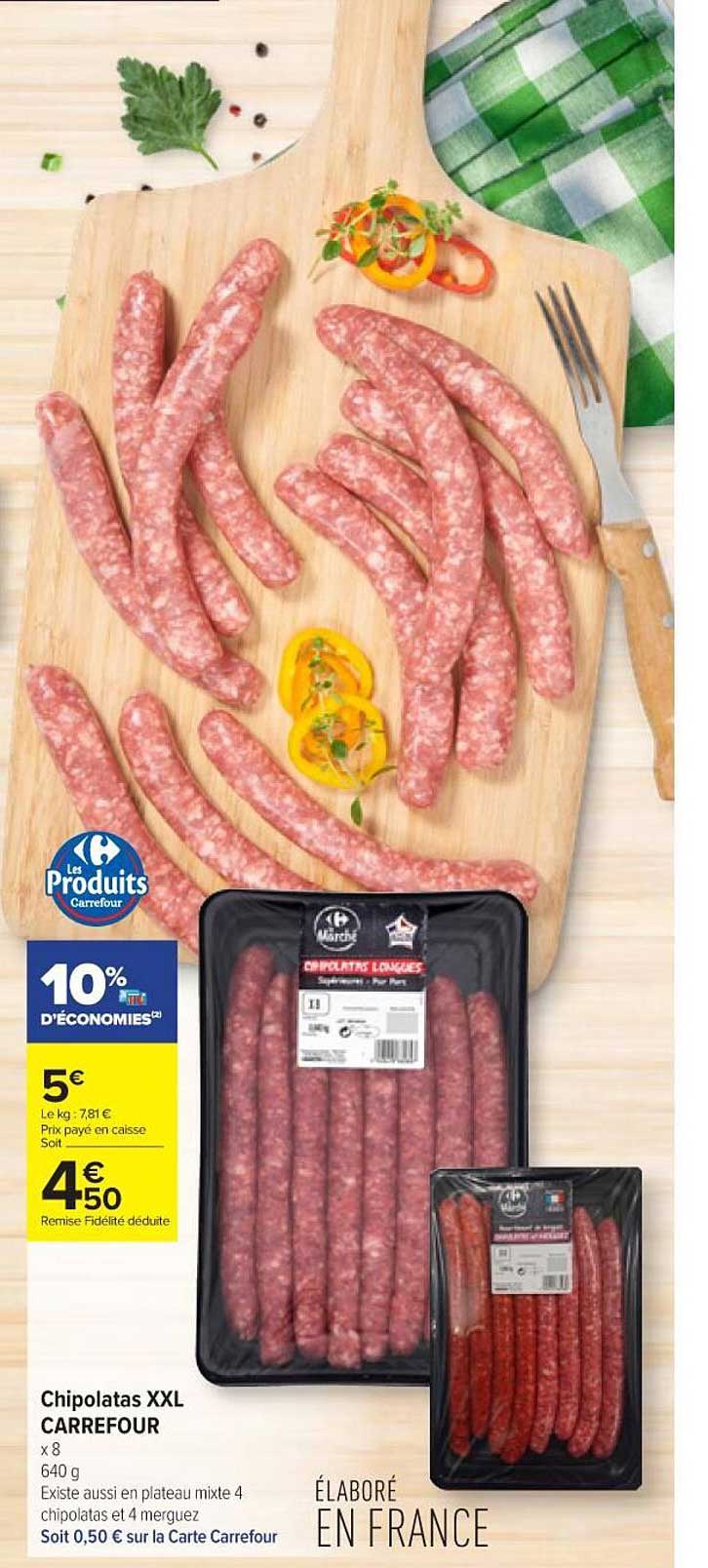 Chipolatas Xxl Carrefour