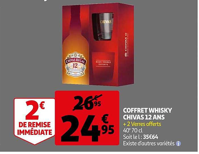 coffret whisky chivas 12 ans