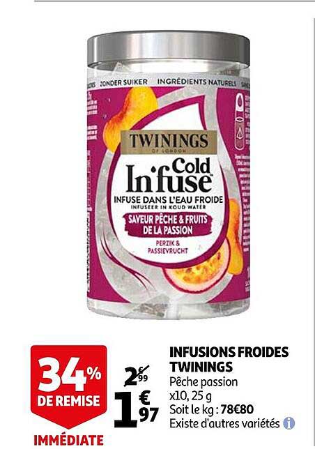 infusions froides twinings