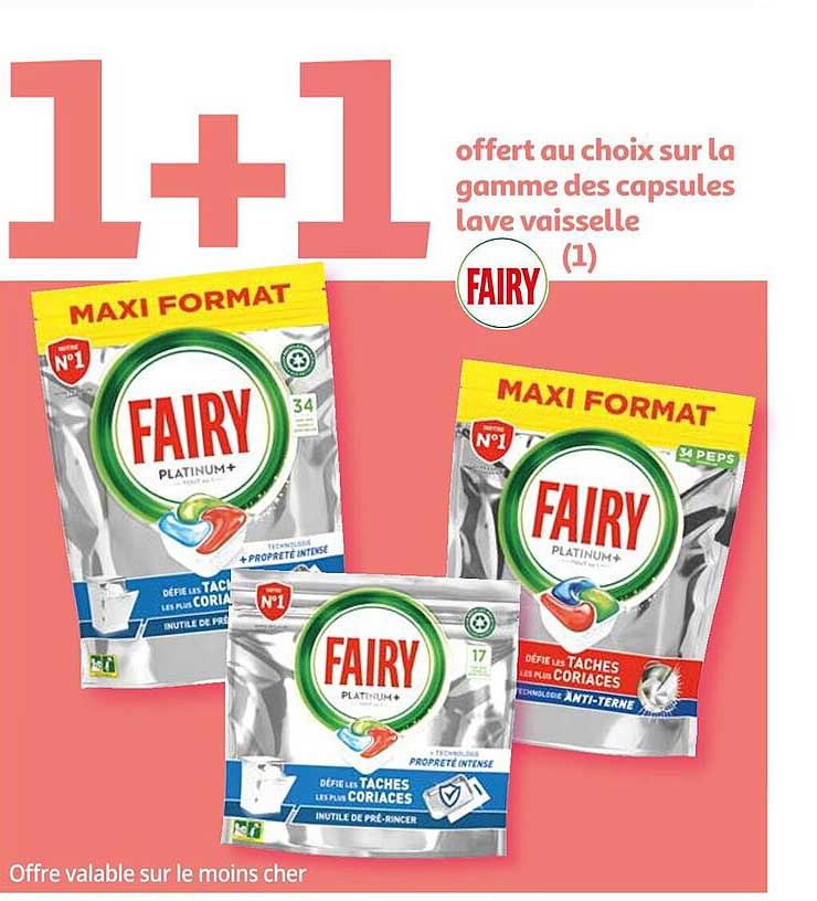 la gamme des capsules lave vaisselle