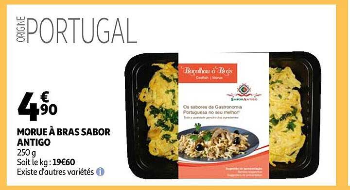 morue à bras sabor antigo