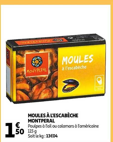 Moules à L'escabèche Montperal