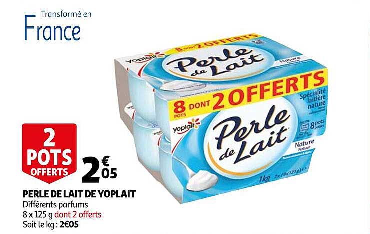 Perle De Lait De Yoplait