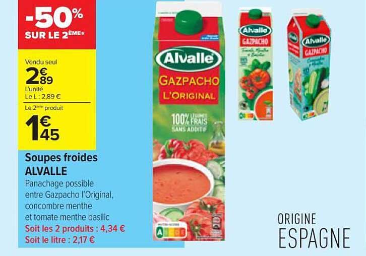 soupes froides alvallé