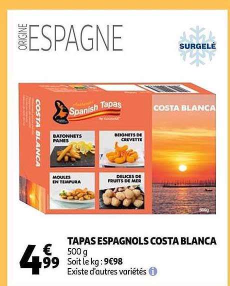 tapas espagnols costa blanca