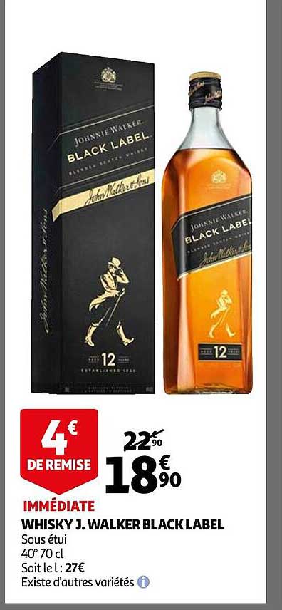 whisky j. walker black label