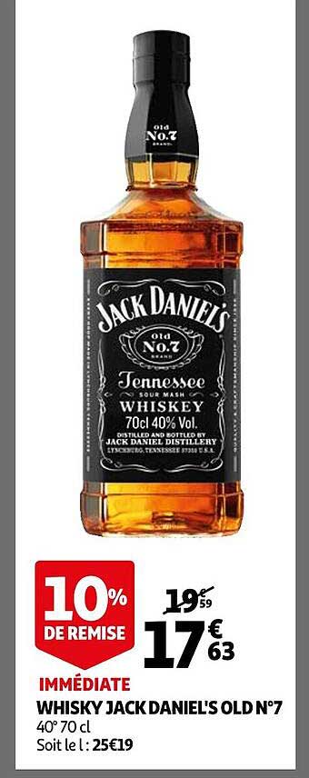 whisky jack daniel's old n°7