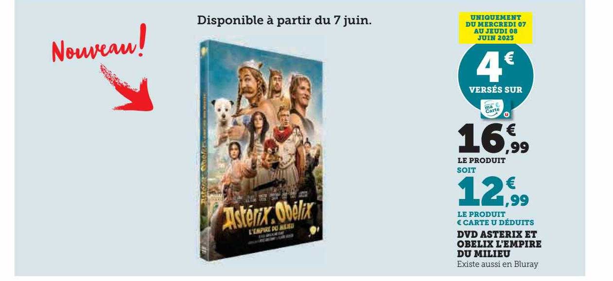 dvd astérix et obélix l'empire du milieu