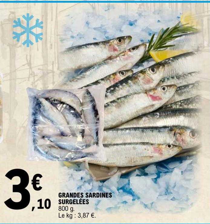 Grandes Sardines Surgelées