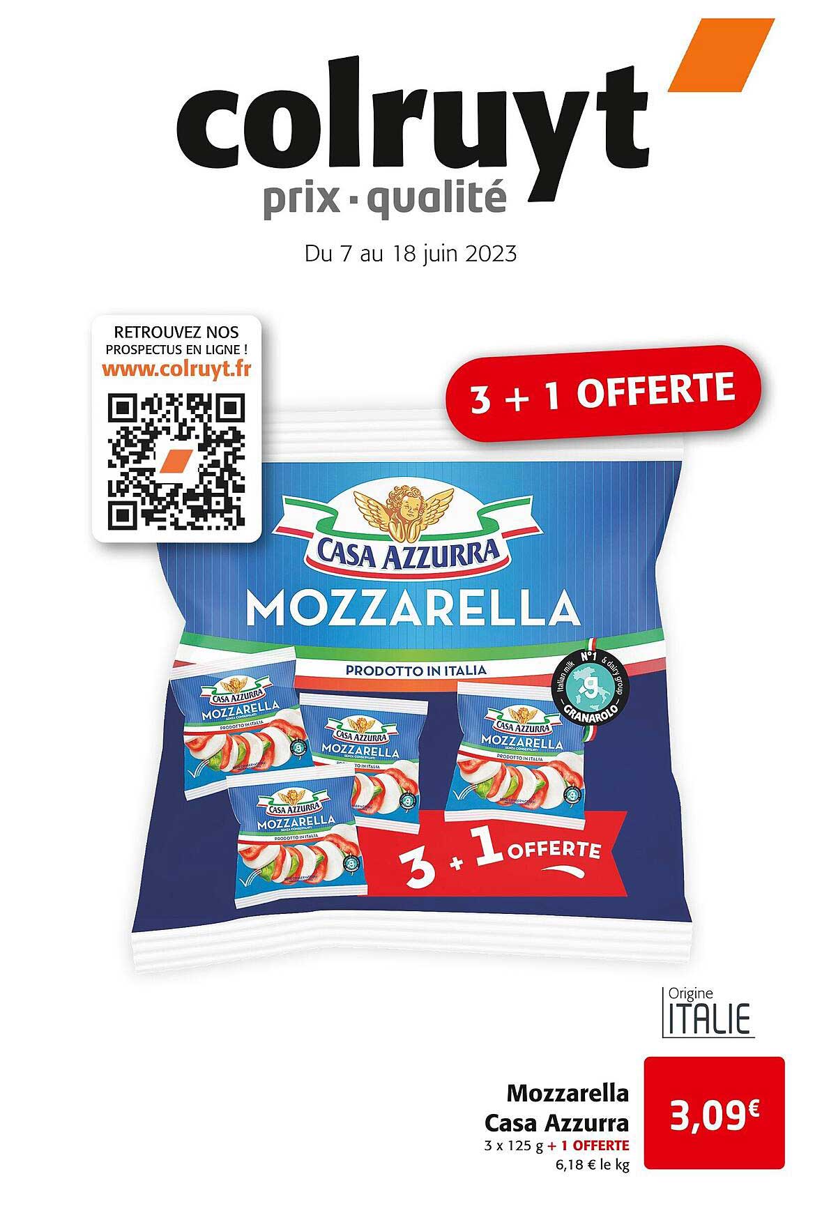 mozzarella casa azzurra