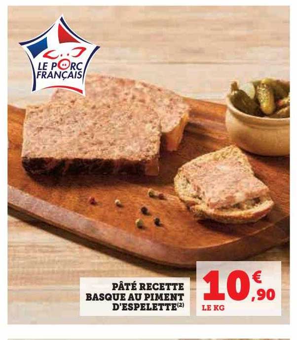 pâté recette basque au piment d'espelette