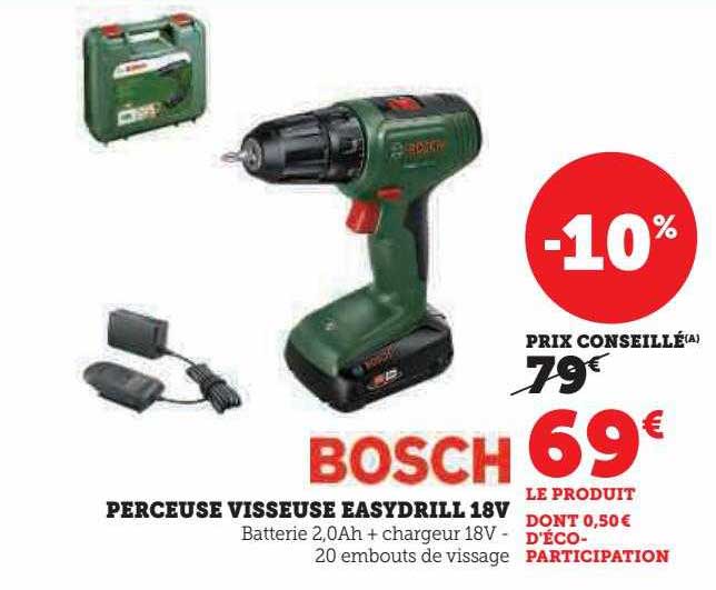 perceuse visseuse easydrill 18v bosch