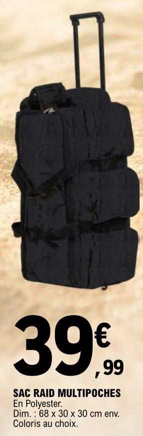 sac raid multipoches