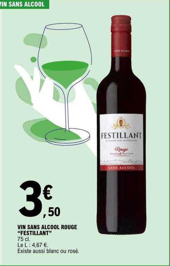 Vin Sans Alcool Rouge "festillant"