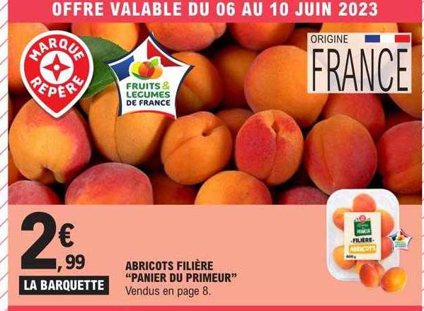 Abricots Filière "panier Du Primeur"
