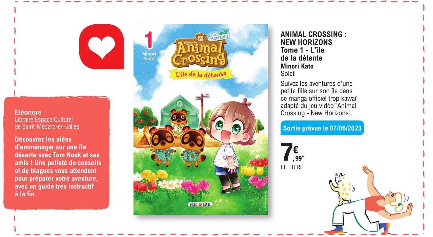 animal crossing : new horizons tome 1 - l'île de la détente - minori kato