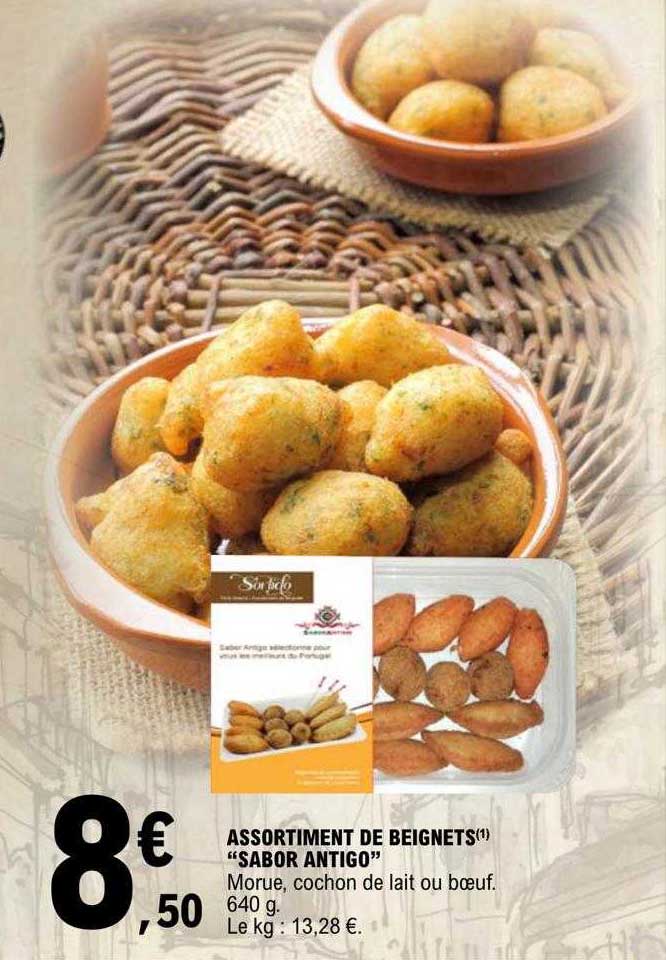 assortiment de beignets "sabor antigo"
