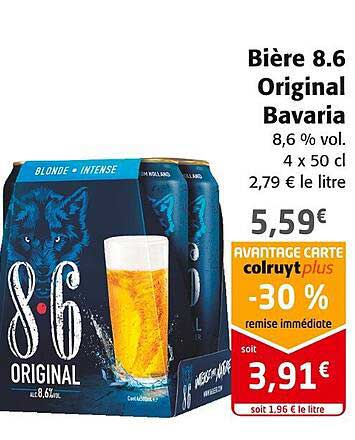 bière 8.6 original bavaria