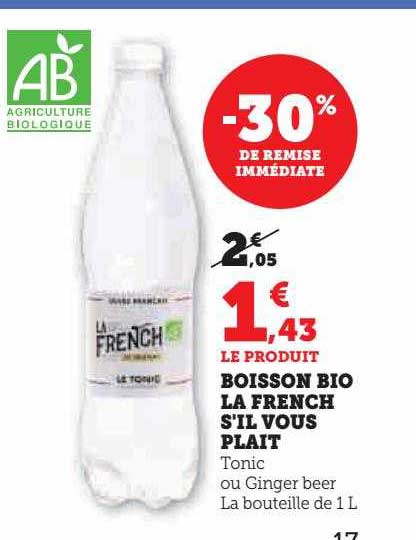 boisson bio la french s'il vous plait