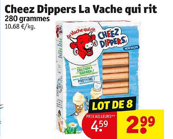 cheez dippers la vache qui rit