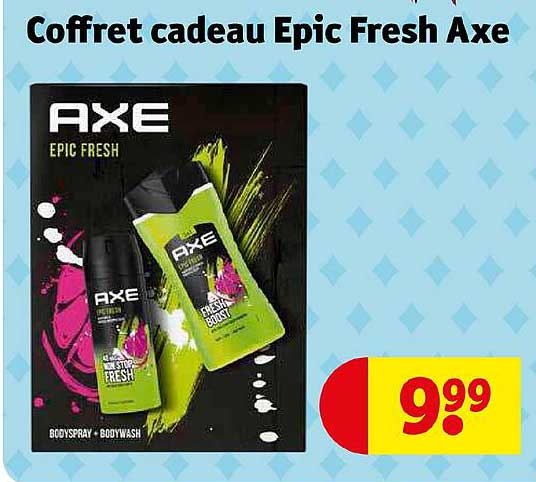 coffret cadeau épic fresh axe