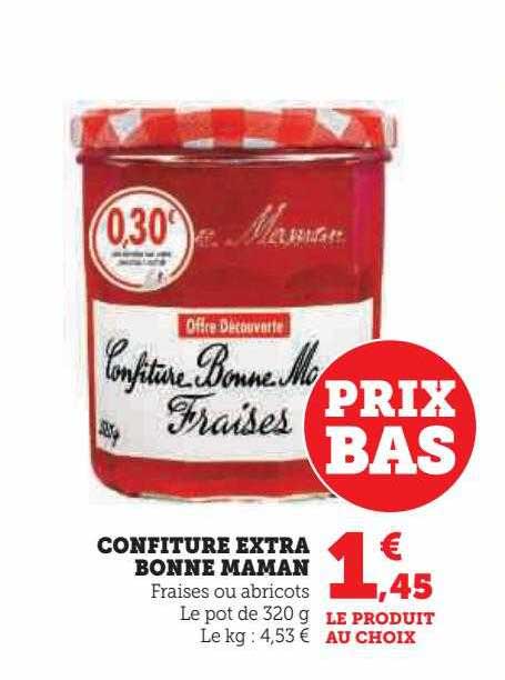 confiture extra bonne maman