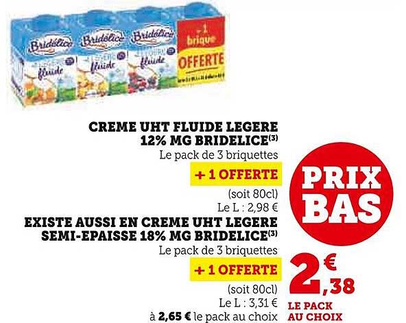 crème uht fluide légère 12% mg bridélice existe aussi en crème uht légère semi-épaisse 18% mag bridélice
