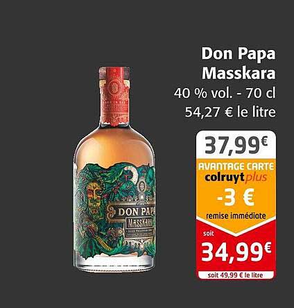 don papa masskara 40% vol.