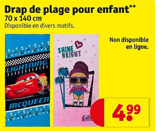 Drap De Plage Pour Enfant