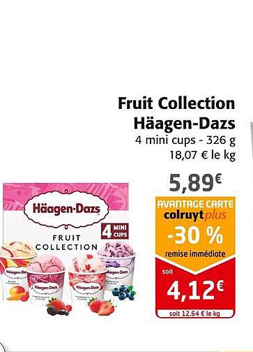 fruit collection häagen-dazs