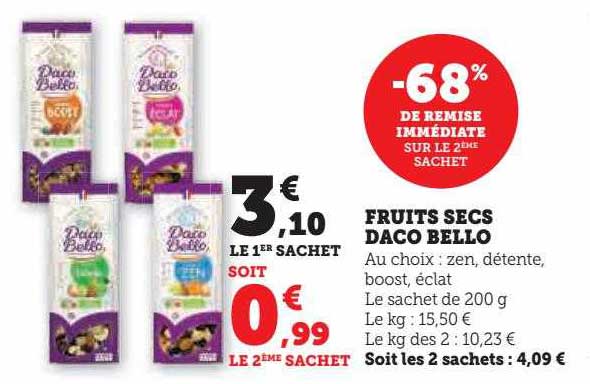 fruits secs daco bello