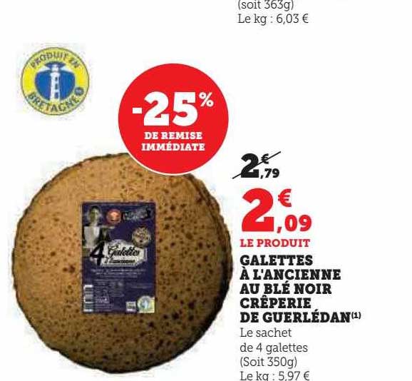 galettes à l'ancienne au blé noir crêperie de guerlédan