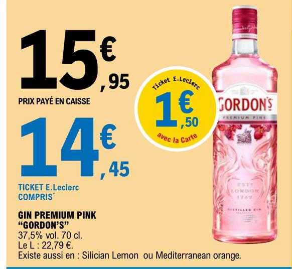 Gin Premium Pink "gordon's"