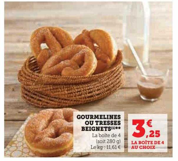 gourmelines ou tresses beignets