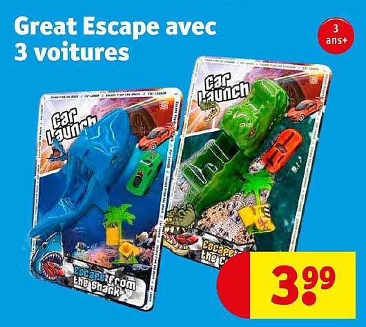 great escape avec 3 voitures