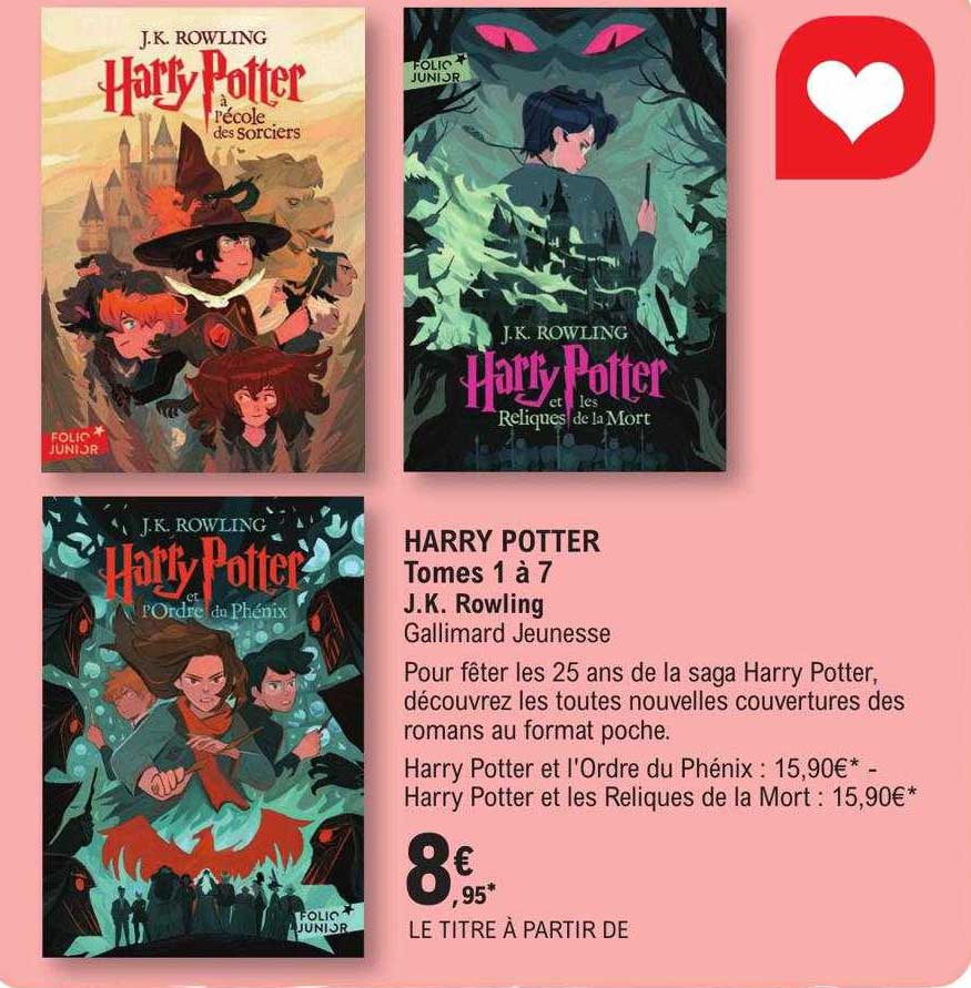 harry potter tomes 1 à 7 - j.k. rowling