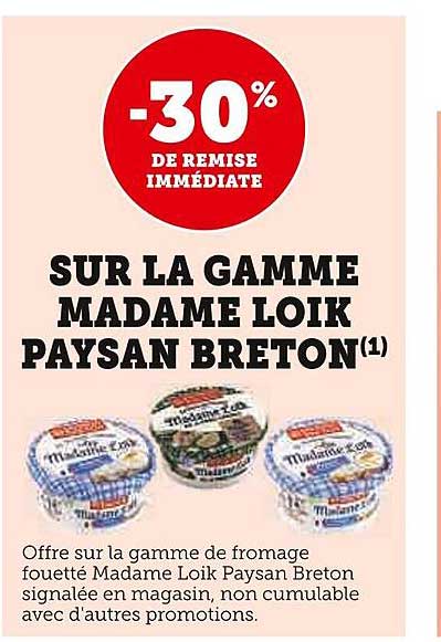 la gamme madame loïk paysan breton