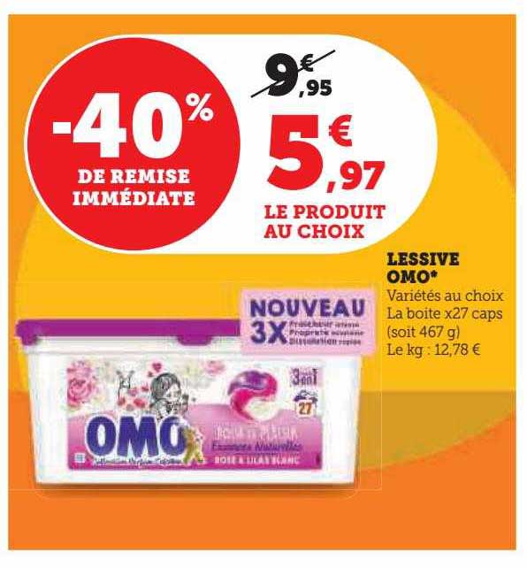 Lessive Omo