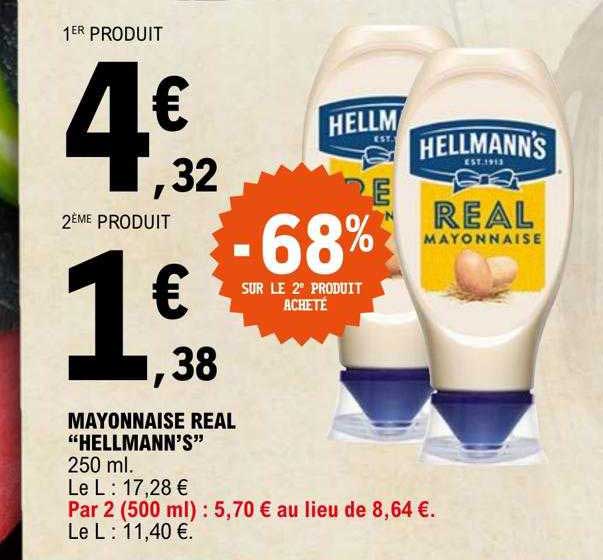 mayonnaise real "hellmann's"
