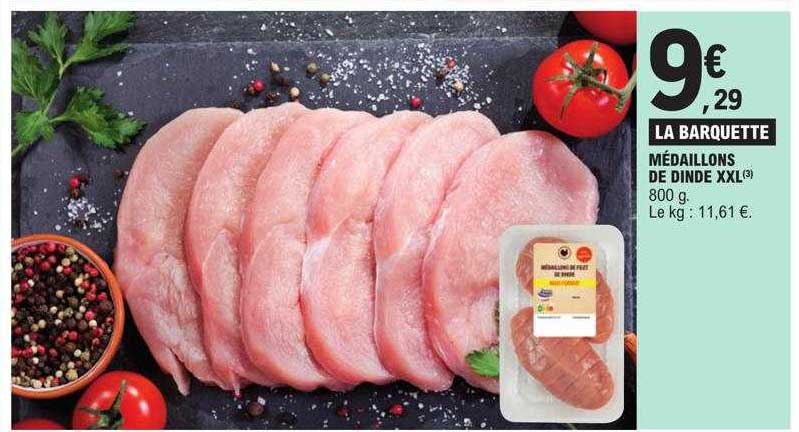 Médaillons De Dinde Xxl