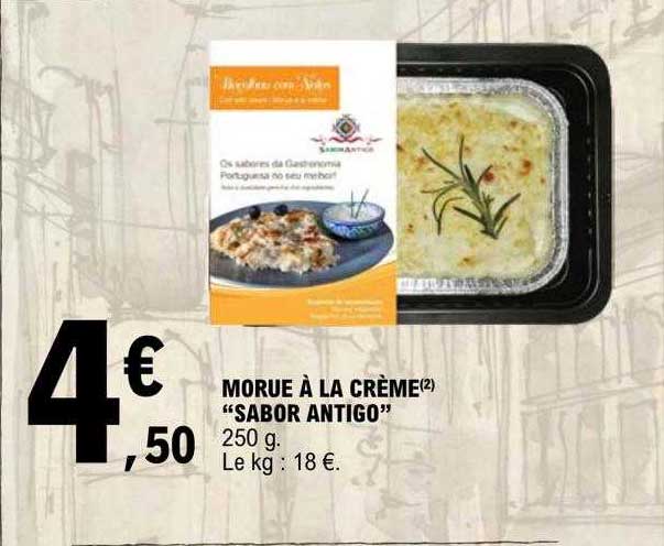 morue à la crème "sabor antigo"