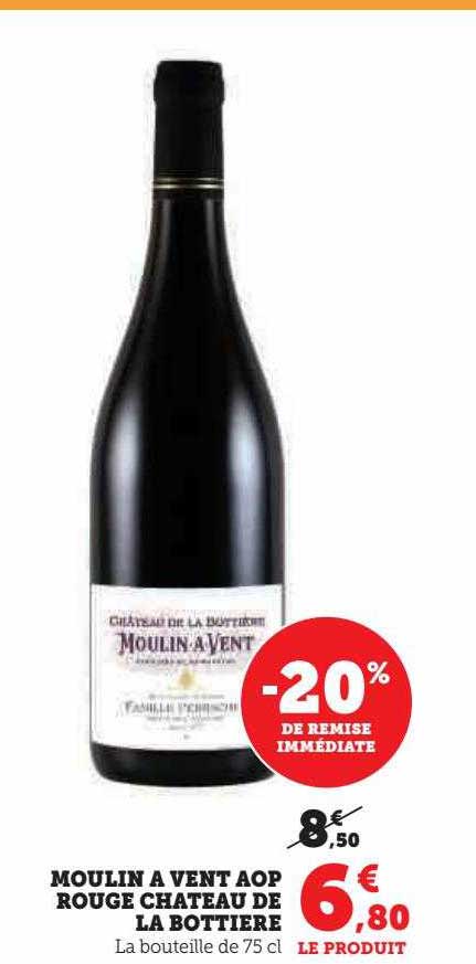 moulin à vent aop rouge château de la bottière