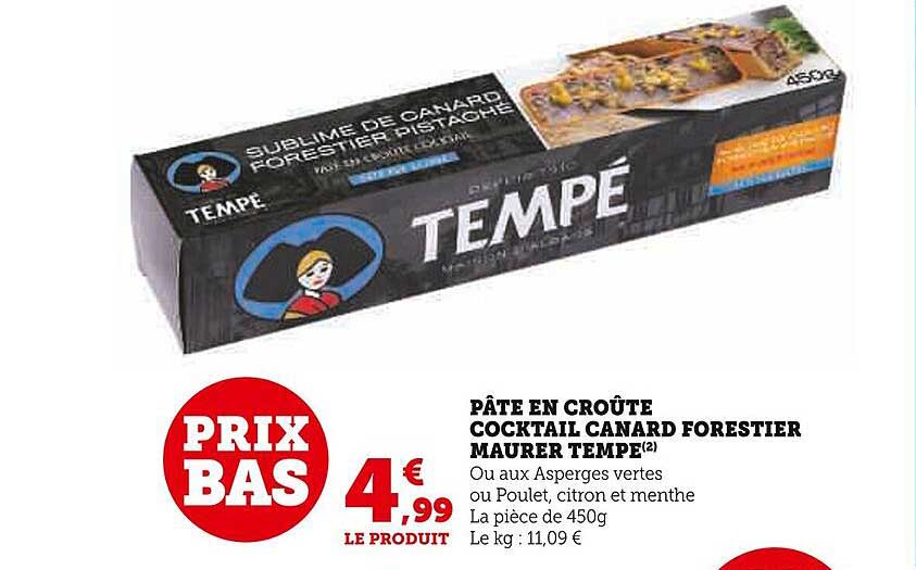 pâté en croûte cocktail canard forestier maurer tempé