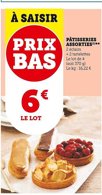 Pâtisseries Assorties