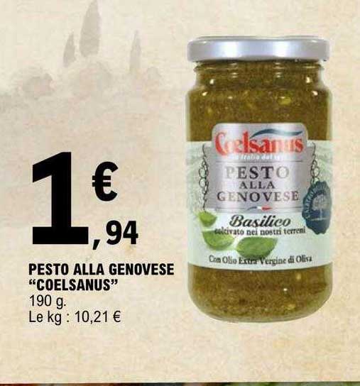 pesto alla genovese "coelsanus"